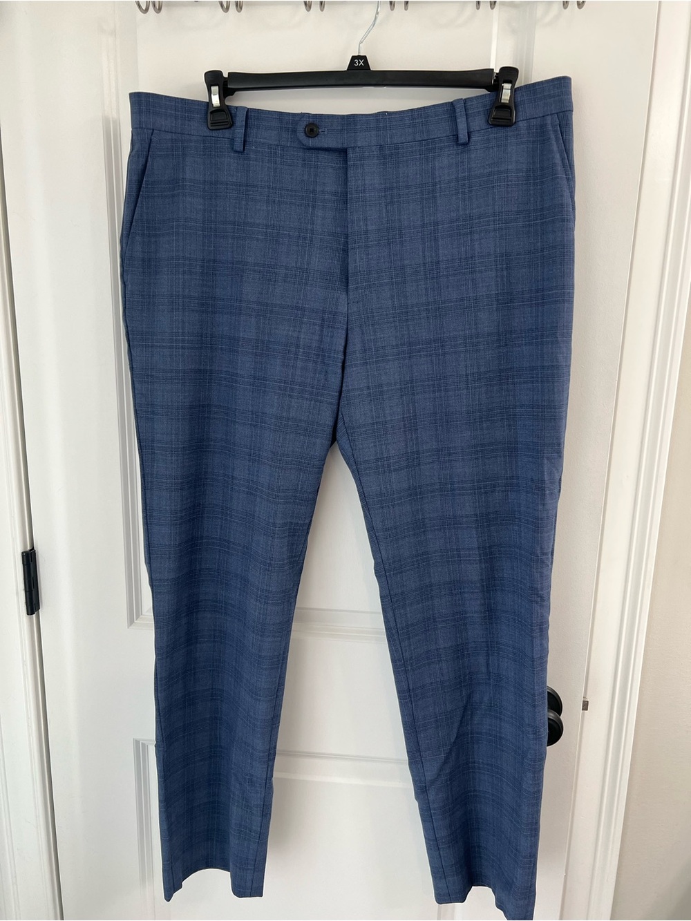 Joseph Abboud Mens Windowpane Dress Pants 40X30